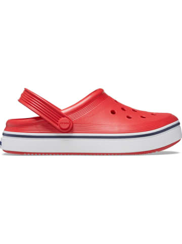 Crocs Chodaki "Off Court Clog" w kolorze biało-czerwonym