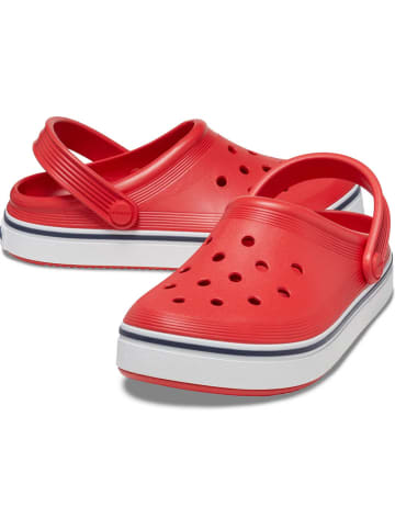 Crocs Chodaki "Off Court Clog" w kolorze biało-czerwonym