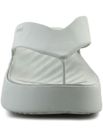 Crocs Japonki "Getaway" w kolorze zielonym