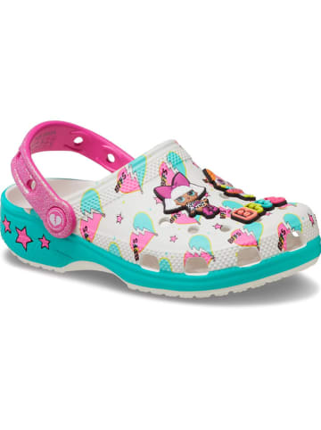 Crocs Chodaki "LOL Surprise BFF" w kolorze biało-różowym