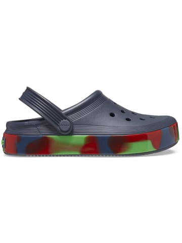 Crocs Chodaki "Off Court Glow Band" w kolorze granatowym ze wzorem