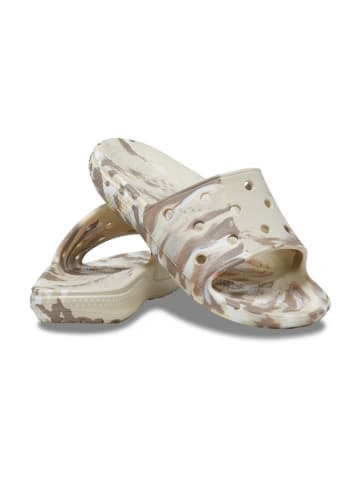 Crocs Klapki "Classic" w kolorze brązowo-beżowym