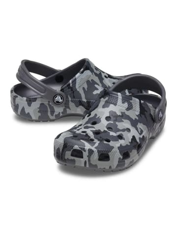 Crocs Crocs "Classic Camo" in Grau/ Schwarz