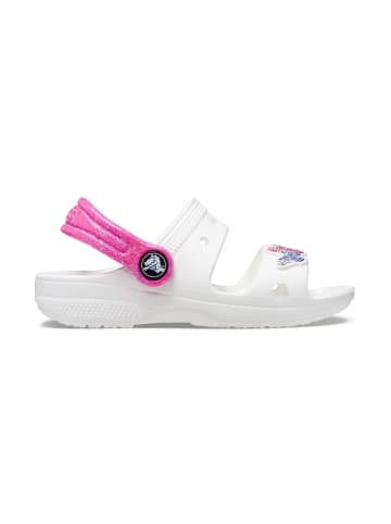 Crocs Sandalen "Classic" wit/roze