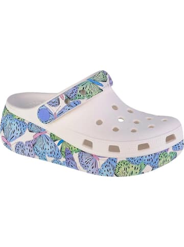 Crocs Crocs "Classic Cutie Butterfly" in Weiß/ Blau