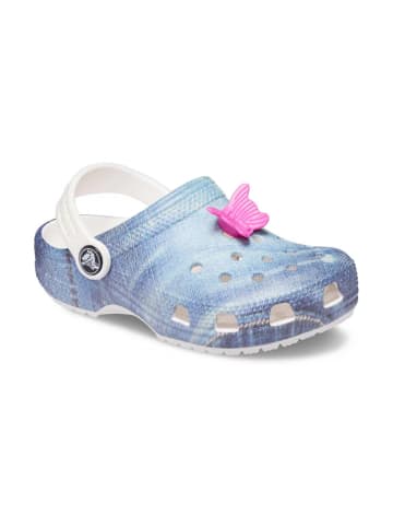 Crocs Chodaki "Classic Denim" w kolorze niebiesko-białym