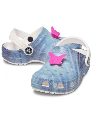 Crocs Crocs "Classic Denim" in Weiß/ Blau