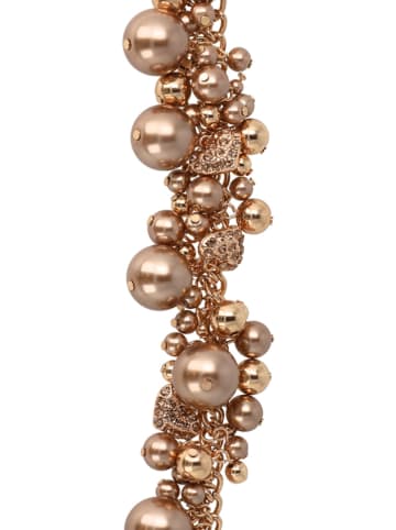 Otazu Rosévergulde armband met Swarovski parels