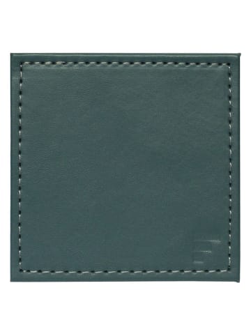 FREEFORM 4er-Set: Untersetzer in Petrol/ Anthrazit - (L)10 x (B)10 cm