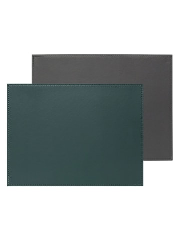 FREEFORM Tischset in Petrol/ Anthrazit - (L)40 x (B)30 cm