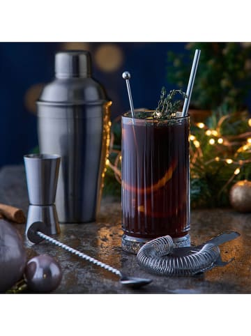 VINERS 6er-Set: Cocktail-Rührstäbchen in Silber - (L)19 cm