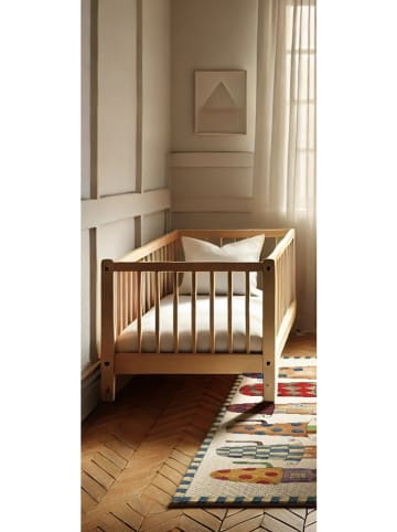 The Wild Hug Tapijt "Houses" lichtgrijs/meerkleurig - (L)135 x (B)55 cm