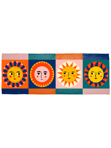 Folkifreckles Dywan "Sun" ze wzorem - 135 x 55 cm