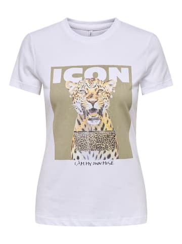 ONLY Shirt in Weiß