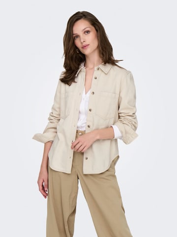 ONLY Jeanshemd in Beige