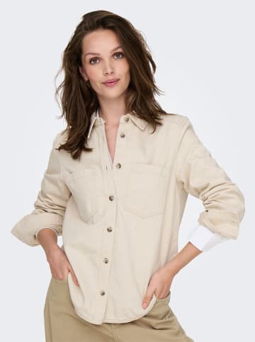 ONLY Jeanshemd in Beige