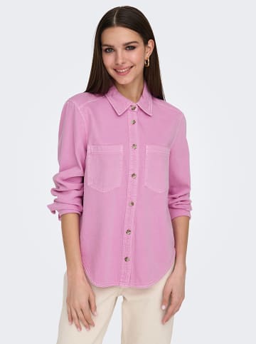 ONLY Jeanshemd in Rosa