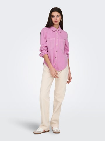 ONLY Jeanshemd in Rosa