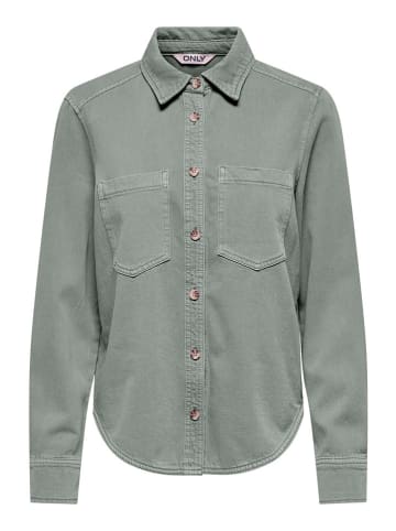 ONLY Jeans-Hemd in Grün