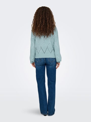 ONLY Sweter w kolorze błękitnym