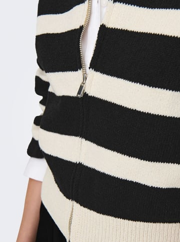 ONLY Cardigan in Schwarz/ Creme