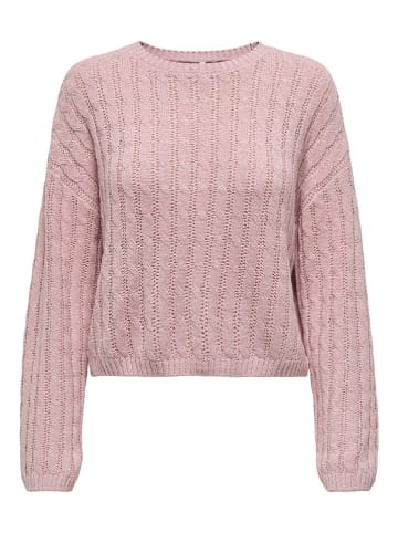 ONLY Sweter w kolorze jasnoróżowym