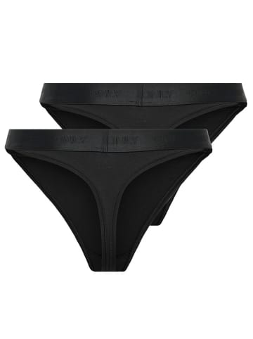 ONLY 2er-Set: Strings in Schwarz