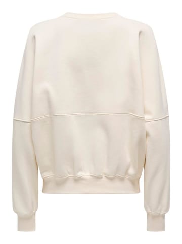 ONLY Sweatjacke in Beige