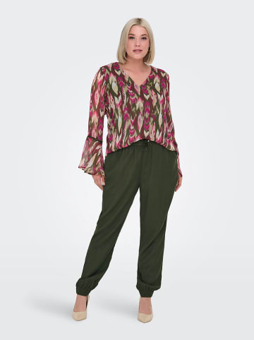 ONLY Carmakoma Sweatbroek kaki