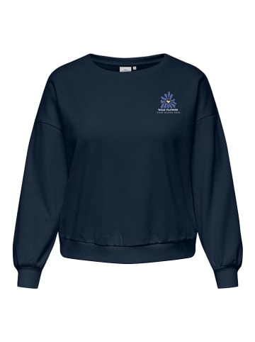 ONLY Carmakoma Sweatshirt in Dunkelblau
