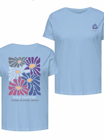 ONLY Carmakoma Shirt in Hellblau