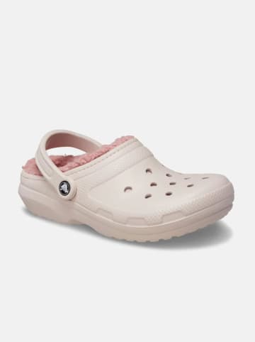 Crocs Crocs "Classic Lined" in Creme/ Rosa