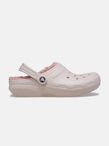 Crocs Crocs "Classic Lined" in Creme/ Rosa