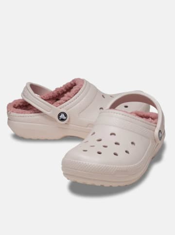 Crocs Crocs "Classic Lined" in Creme/ Rosa