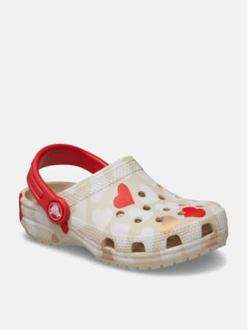 Crocs Crocs "Classic Heart" beige/rood