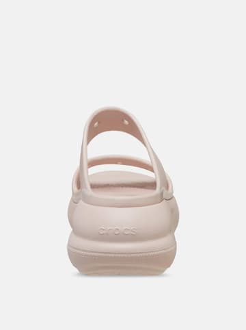 Crocs Klapki "Crush" w kolorze jasnoróżowym
