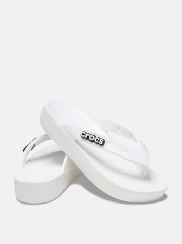 Crocs Teenslippers "Classic Platform" wit