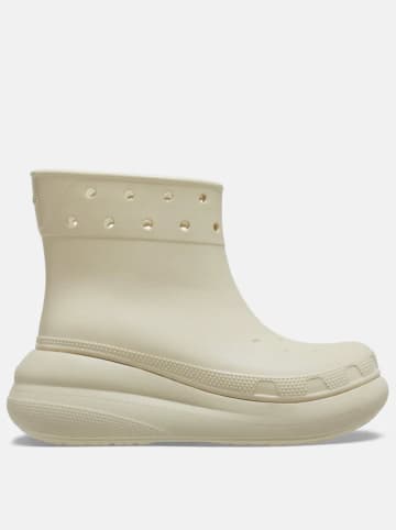 Crocs Gummistiefel "Classic Crush Rain" in Creme