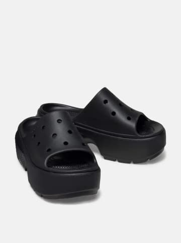 Crocs Klapki "Stomp" w kolorze czarnym