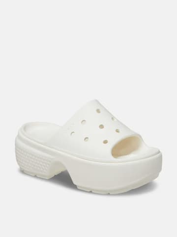 Crocs Pantoletten "Stomp" in Weiß