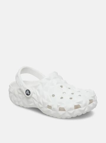 Crocs Chodaki "Classic Geometric" w kolorze białym