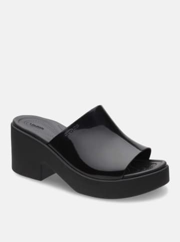 Crocs Pantoletten "Brooklyn Slide High" in Schwarz