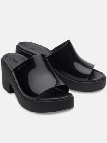 Crocs Klapki "Brooklyn Slide High" w kolorze czarnym