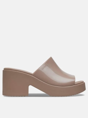 Crocs Slippers "Brooklyn Slide High" lichtbruin