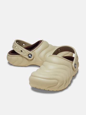 Crocs Crocs "Classic Lined Overpuff" in Beige