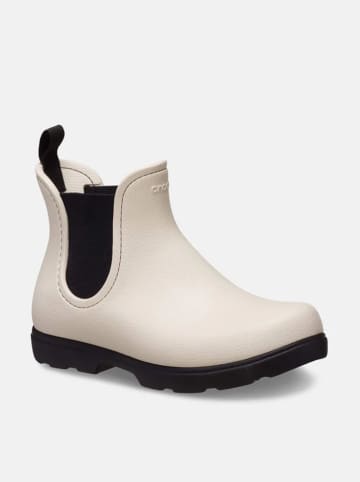 Crocs Chelsea-Boots "Dylan" in Creme/ Schwarz