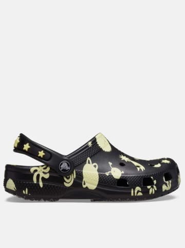 Crocs Chodaki "Classic Glow Space" w kolorze czarnym