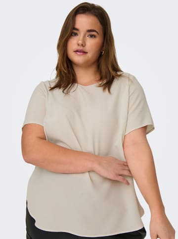 ONLY Carmakoma Bluse in Creme