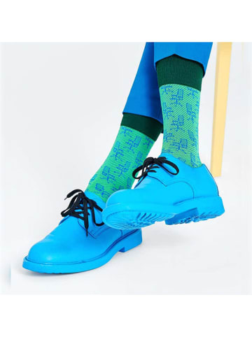 Happy Socks Sokken "Dressed Office Chair Crew" groen