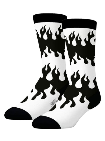 Lucky Socks Skarpety (2 pary) w kolorze czarno-białym
